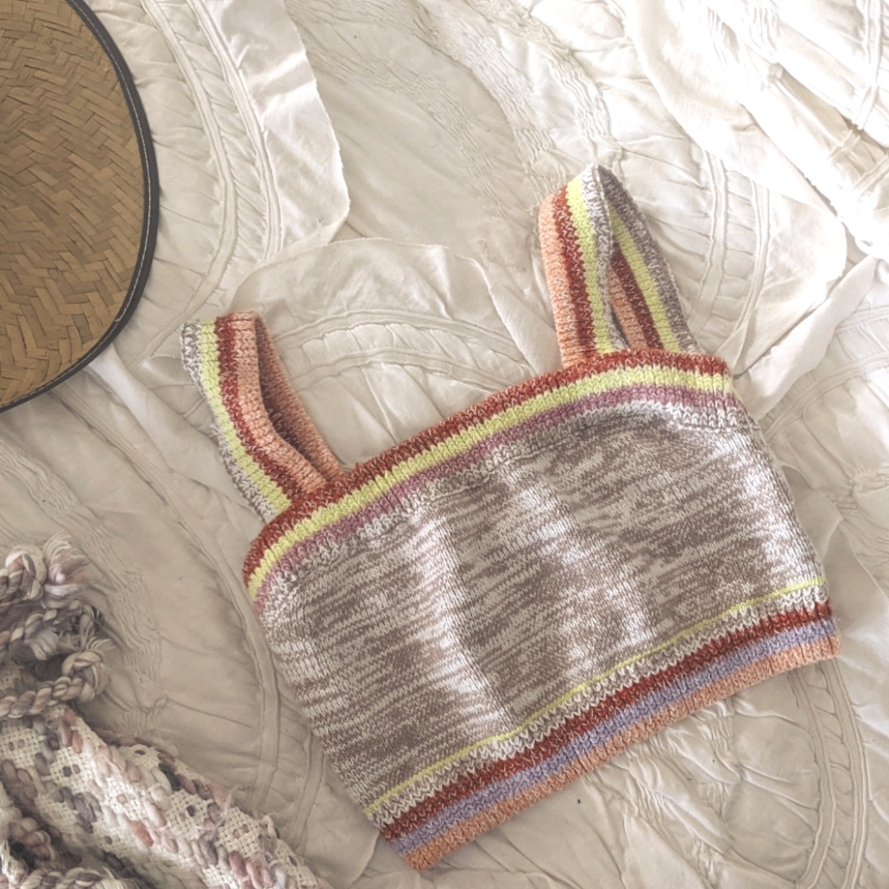 Free People In the Sun Dew Brami Crop